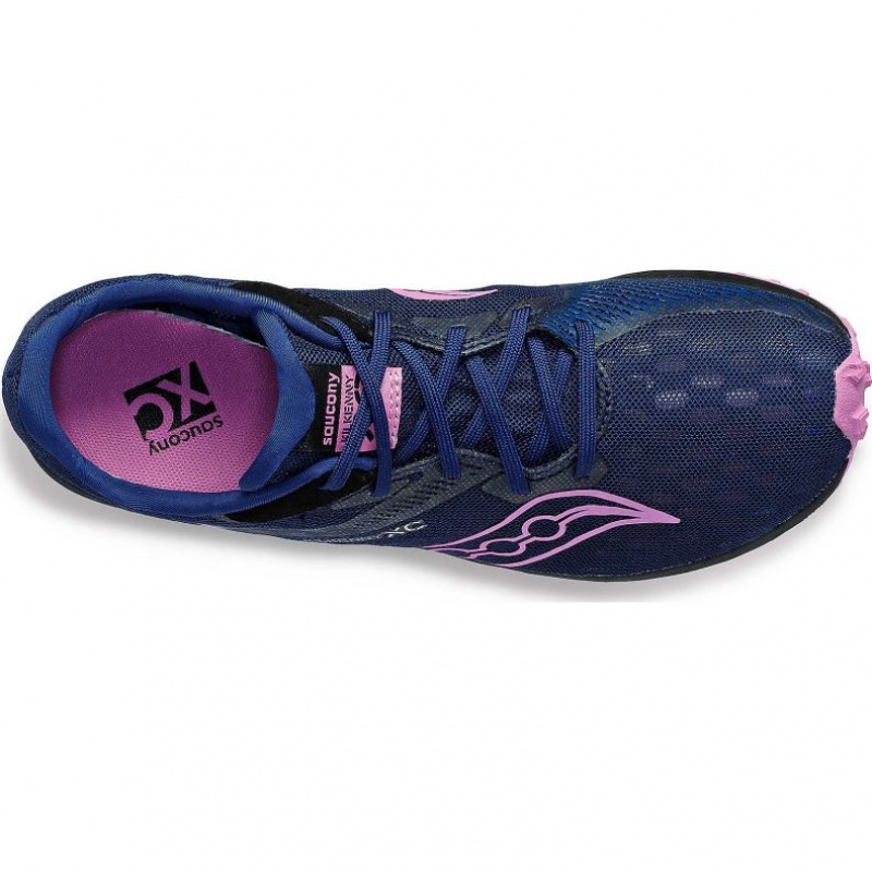 Tenis de Clavos Atletismo Saucony Kilkenny XC9 Mujer Indigo | COLOMBIA-FUET