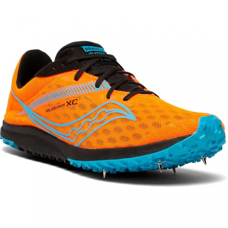 Tenis de Clavos Atletismo Saucony Kilkenny XC9 Mujer Naranjas | COLOMBIA-EGDF