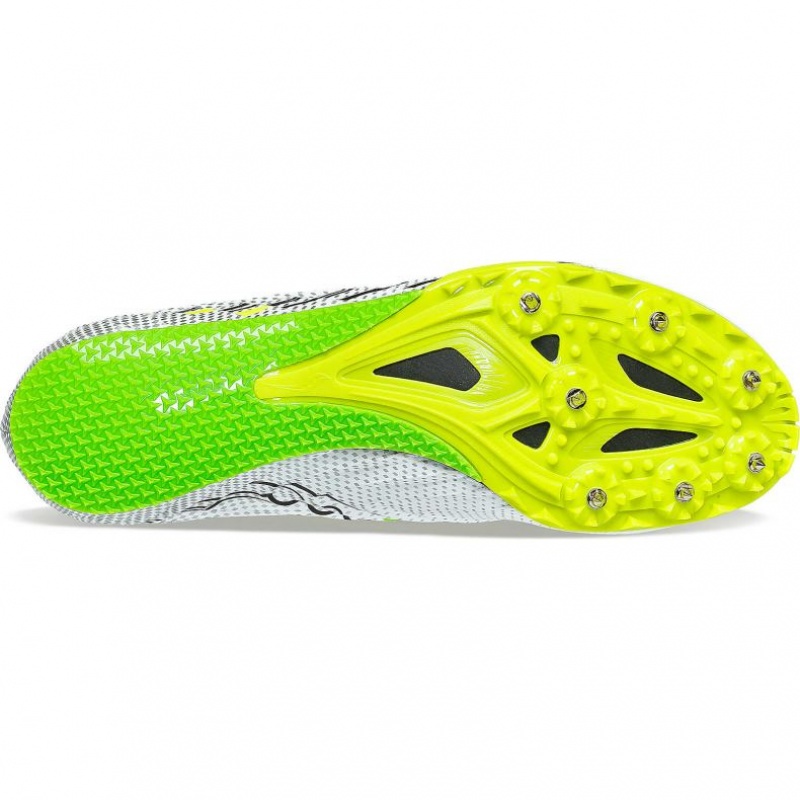 Tenis de Clavos Atletismo Saucony Spitfire 5 Hombre Blancas | COLOMBIA-SAHE