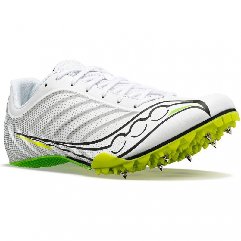 Tenis de Clavos Atletismo Saucony Spitfire 5 Hombre Blancas | COLOMBIA-SAHE