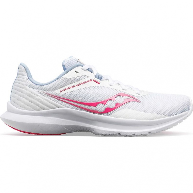 Tenis para Correr Saucony Convergence Mujer Blancas Rosas | COLOMBIA-FELV