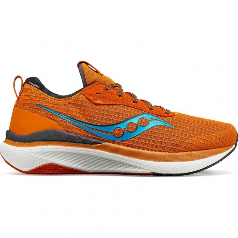 Tenis para Correr Saucony Freedom Crossport Hombre Naranjas | COLOMBIA-MFTX